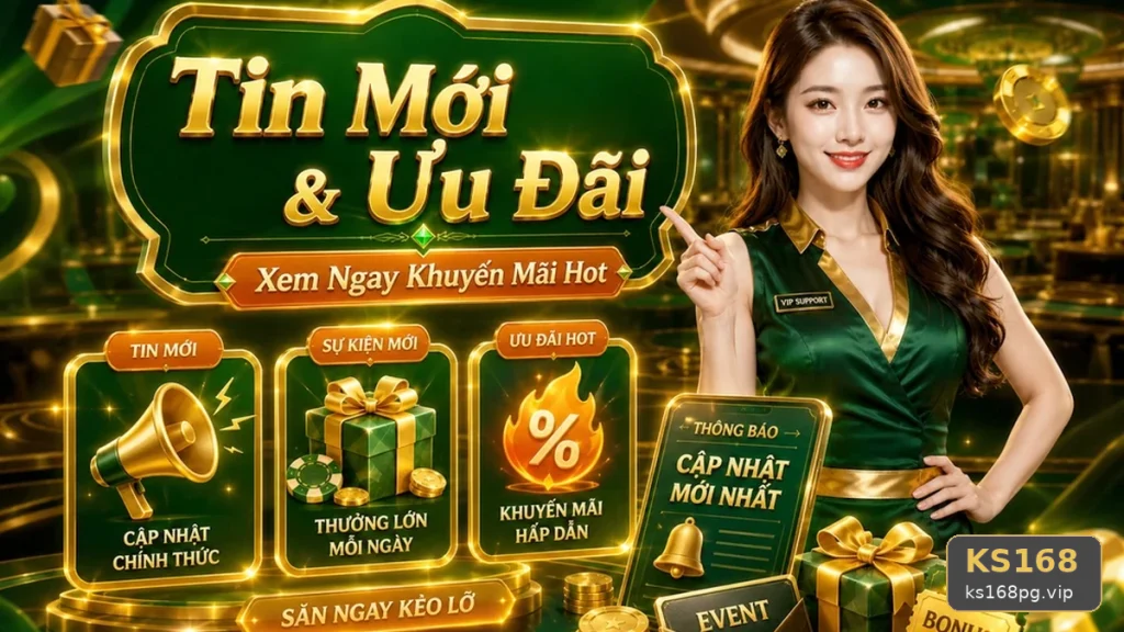 Hướng Dẫn KS168 Tại ks168pg.vip: Giải Thích Khái Niệm, Thuật Ngữ Cốt Lõi Về Tin Mới, Ưu Đãi Và Quyền Lợi Thành Viên